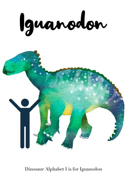 Iguanodon（イグアノドン） 恐竜イラスト
