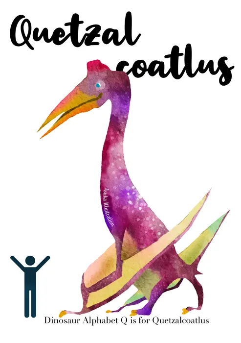Quetzalcoatlus（ケツァルコアトルス） 恐竜イラスト