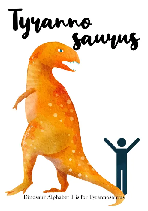 Tyrannosaurus（ティラノサウルス） 恐竜イラスト