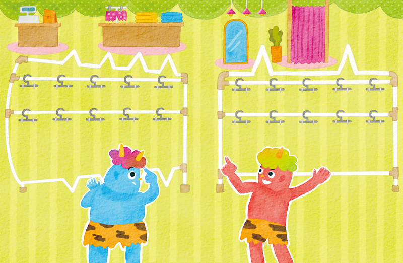 鬼のパンツ屋さんのイラスト